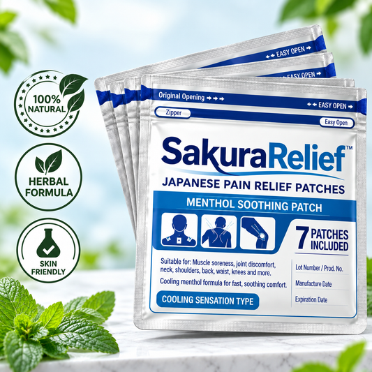 SakuraRelief™ Japanese Pain Relief Patches