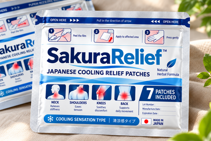 SakuraRelief™ Japanese Pain Relief Patches